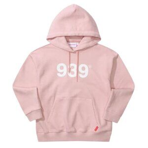 ARCHIVE BOLD 939 Pink thick cotton hoodie Sweatshirt, Mens size M, NWOT